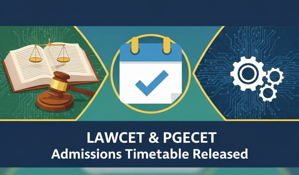 లాసెట్, పిజి ఈసెట్ ప్రవేశాల టైమ్‌టేబుల్‌ రిలీజ్